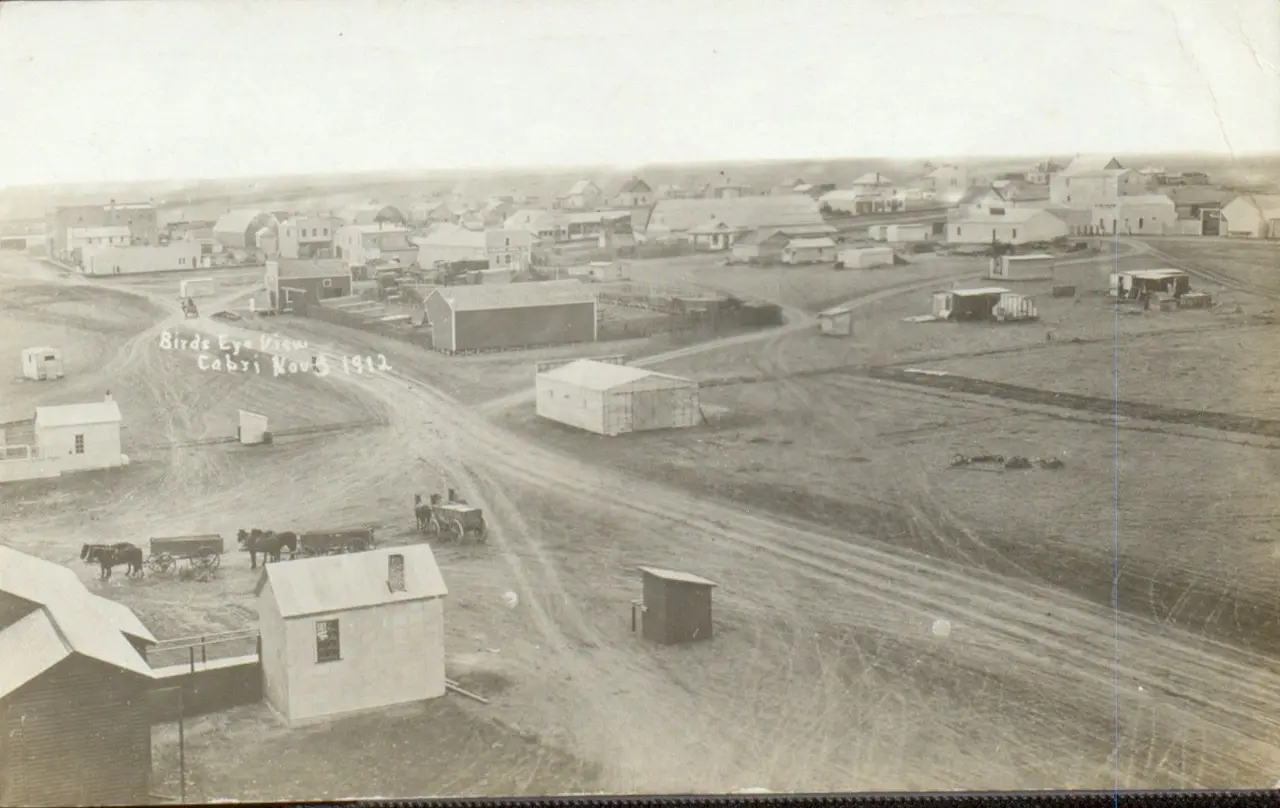 Bird's eye view of Cabri, November 3, 1912